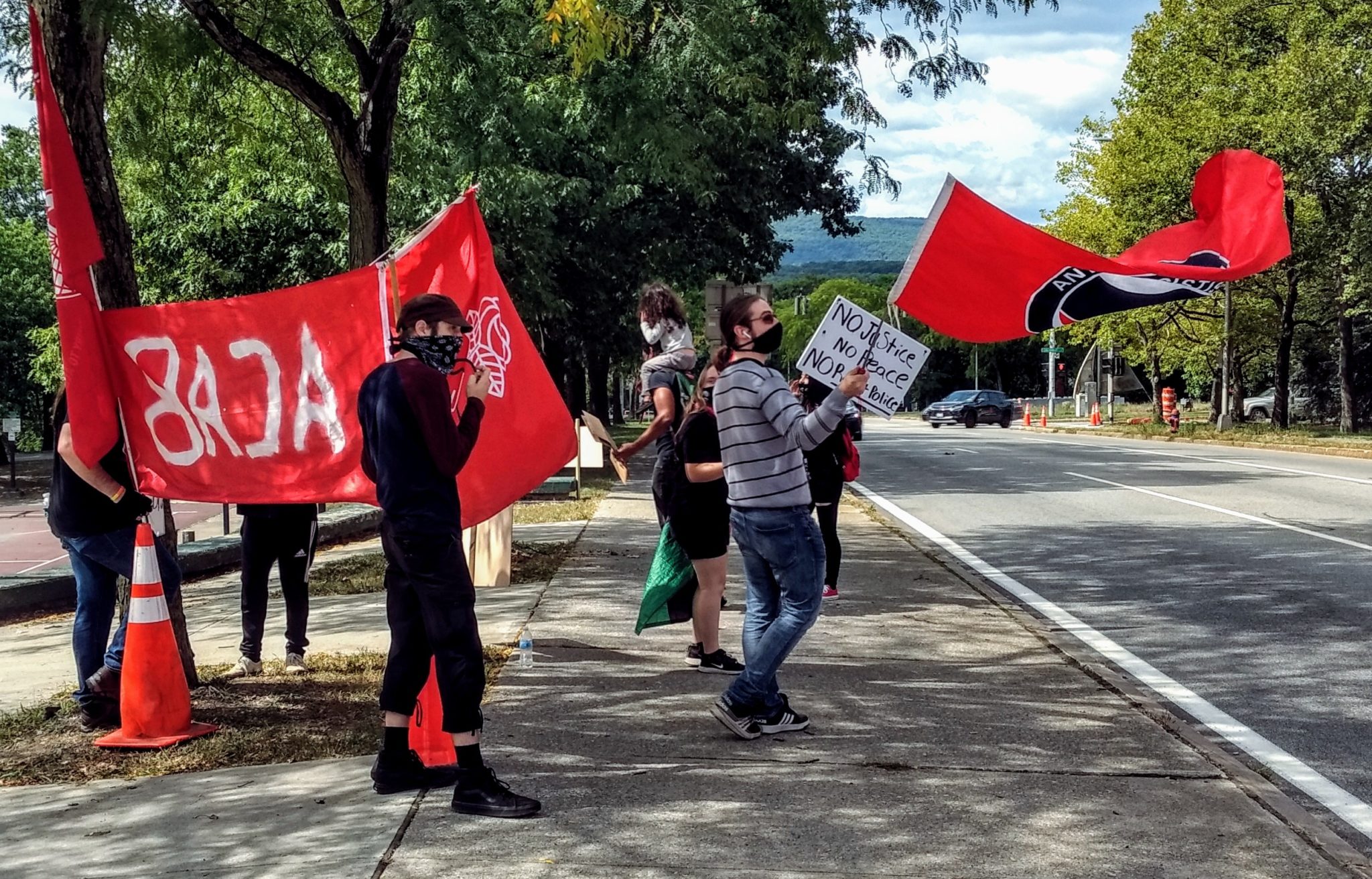 Antifa and BLM protest in Poughkeepsie - Mid Hudson News