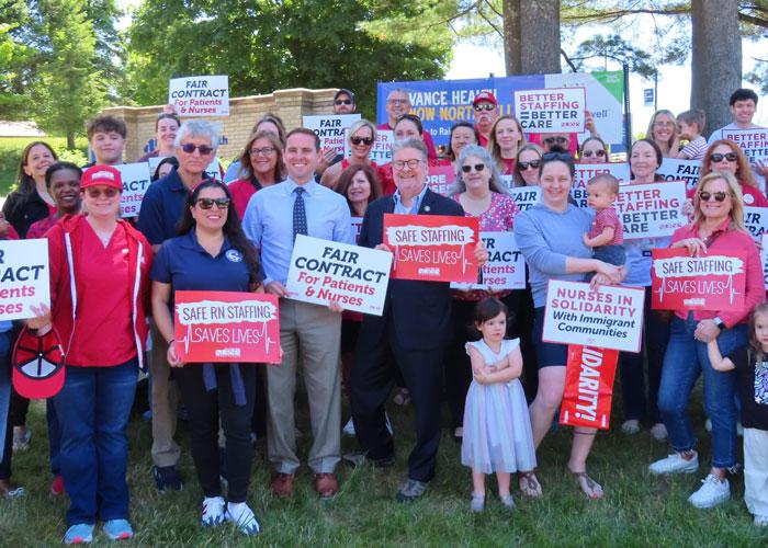 Nurses demand fair contract at PHC