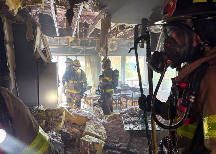 Family BBQ results in house fire